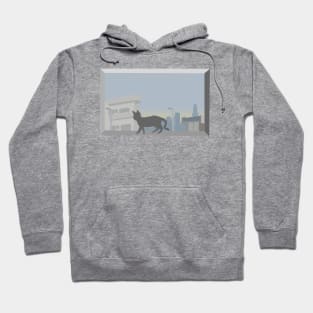 Cat window Hoodie